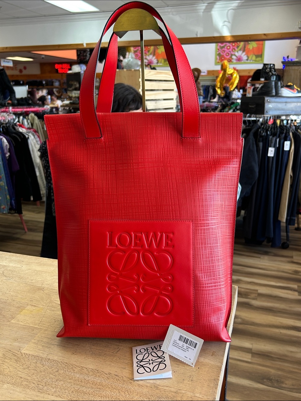 Loewe Bolso Shopper leather tote bag